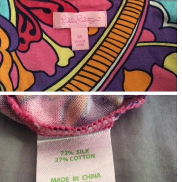 Lilly Pulitzer Ruffle Silk Cotton Dress - Picture 3 of 3